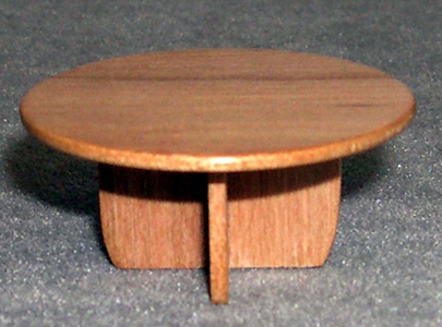 Round Coffee Table Half-inch scale - Click Image to Close