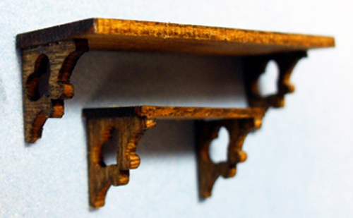Heart Shelves and Brackets Half-inch Scale - Click Image to Close