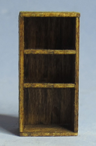 Small Narrow Bookcase Quarter-inch scale