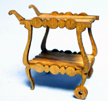 Tea Cart Half-inch scale - Click Image to Close